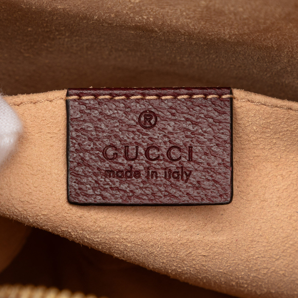 Pre-Loved Gucci Small Calfskin Web Ophidia Dome Crossbody - Picture 5 of 7